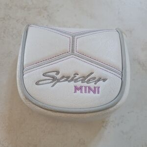 Taylormade Spider Mini White and Gray Mallet Putter Headcover